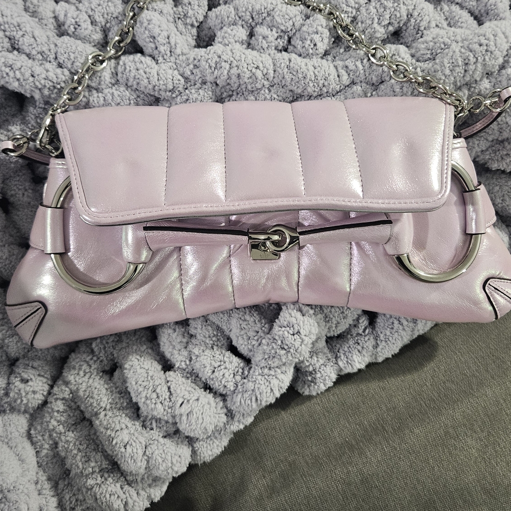 Gucci Light Pink Leather Shoulder Bag